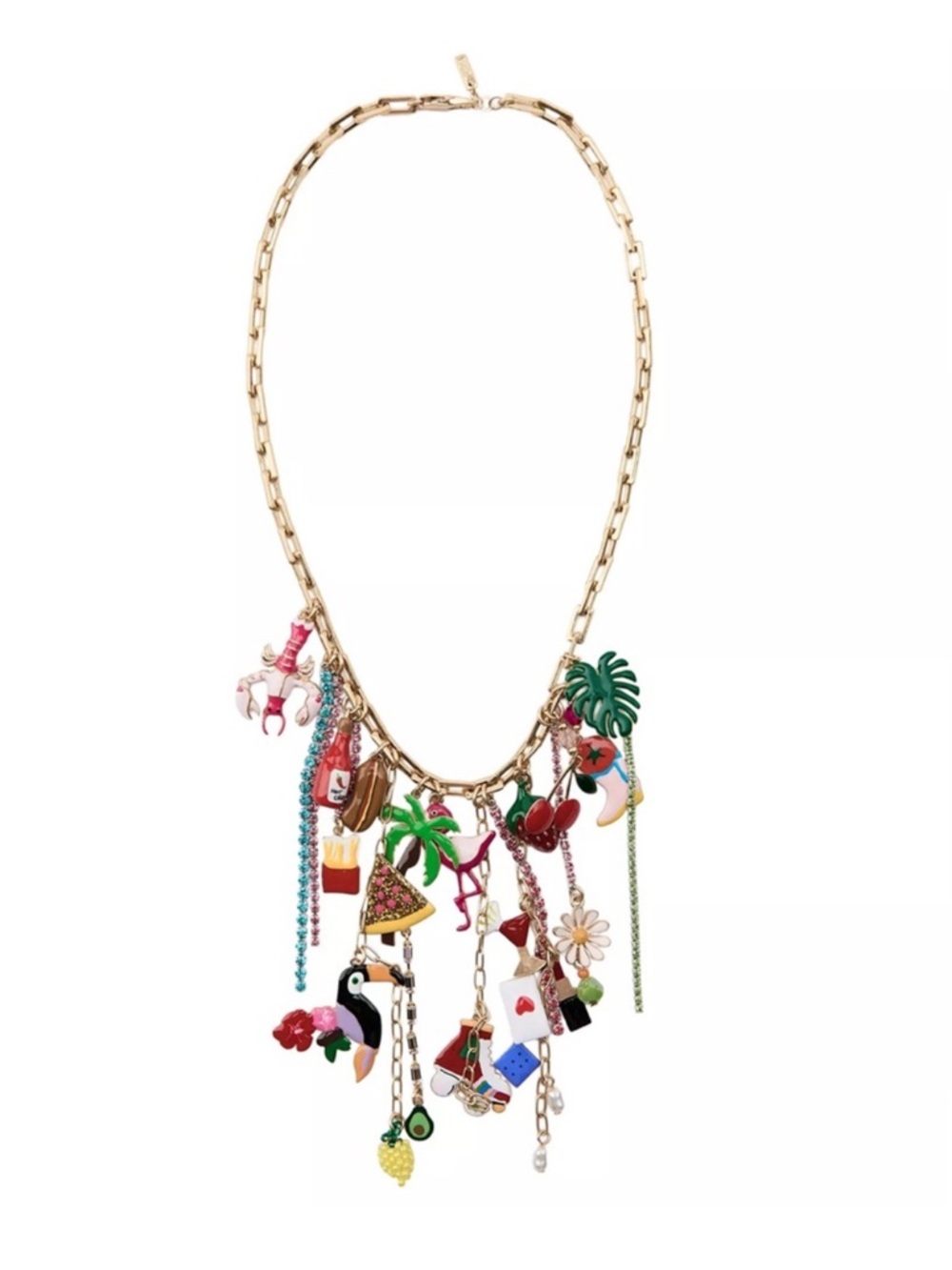 ZARA charm link necklace, spring, festival - Picture 2 of 16